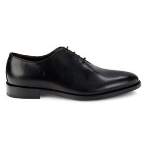 To Boot New York, Costner Leather Wholecut Oxford Shoes in Black. Size 11.5